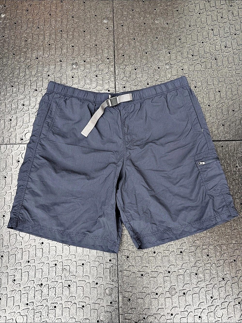 Columbia Men's Ridge Utility Omni-Shade Cargo Shorts Silver Ridge size XXL